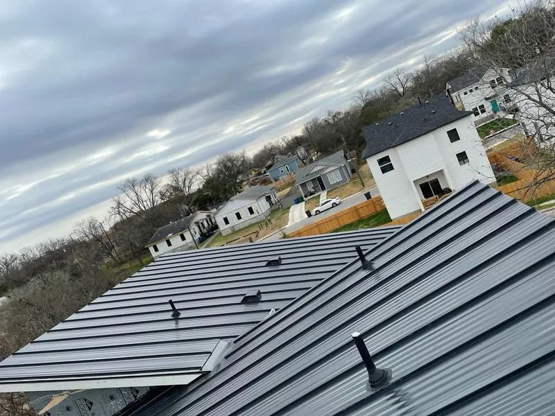 Standing seam metal roof panels with vents for Skylight Repair in Timonium